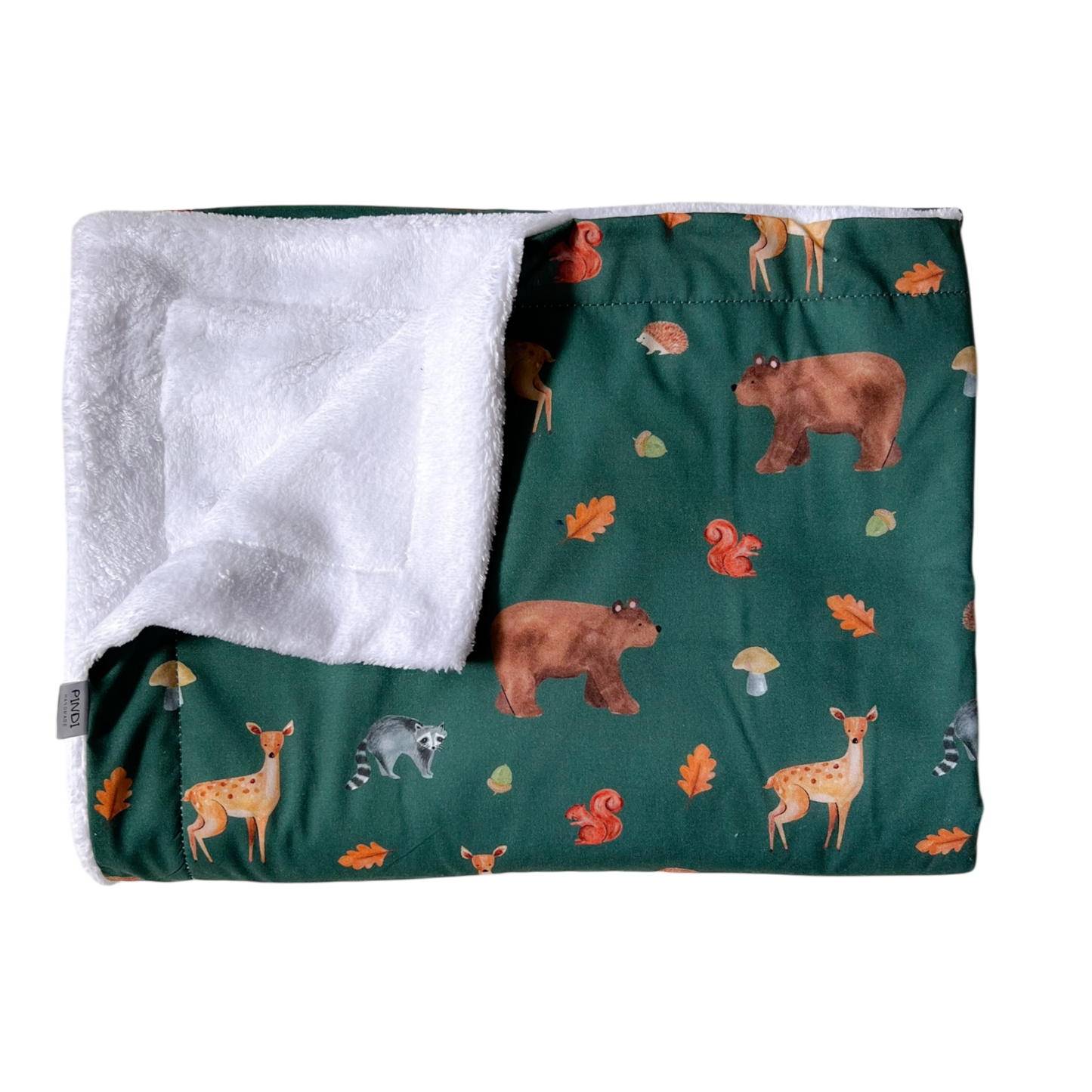 Őszi/téli babatakaró - zöld