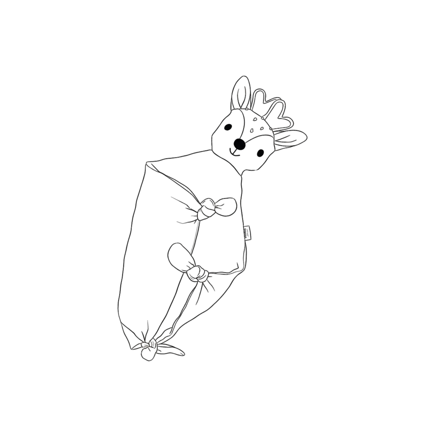 Személyre szabható szarvasos szundikendő