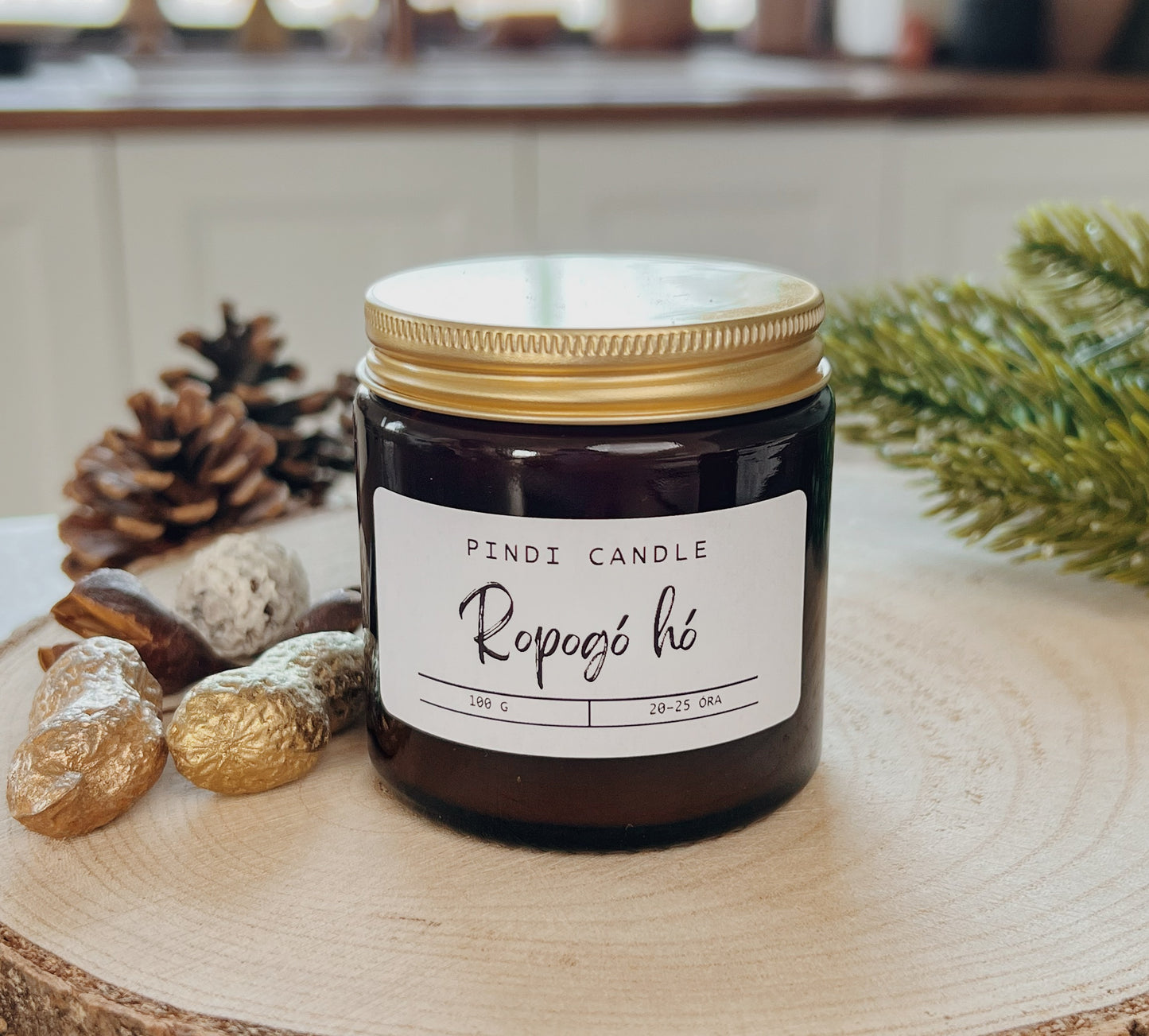 Ropogó hó - szójagyertya