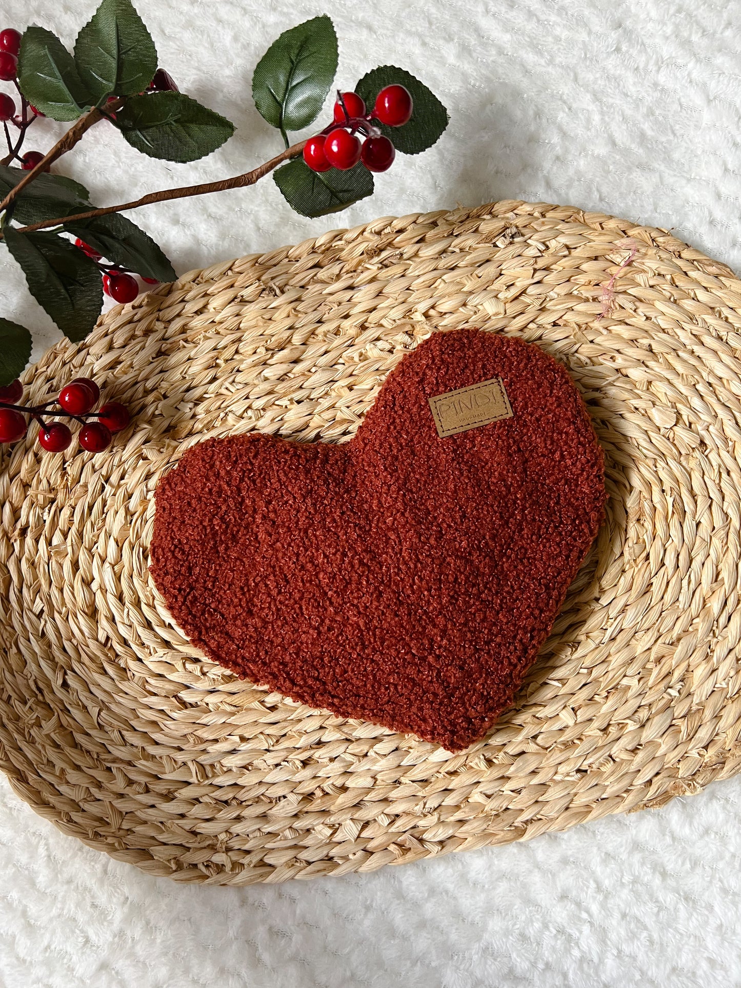 Sópárna - Szívecske - terrakotta szín