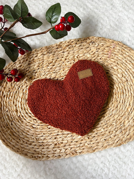 Sópárna - Szívecske - terrakotta szín