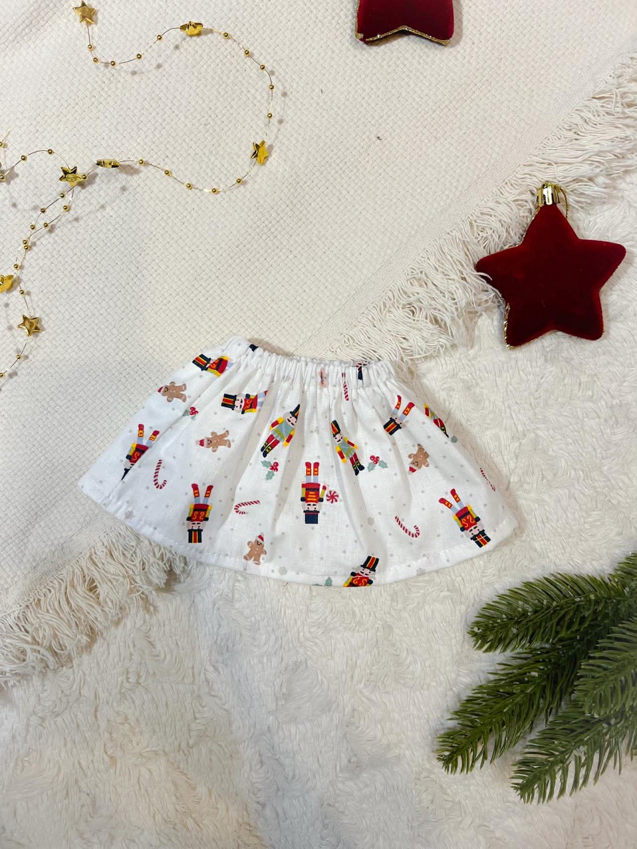 Diótörő mintás szoknya