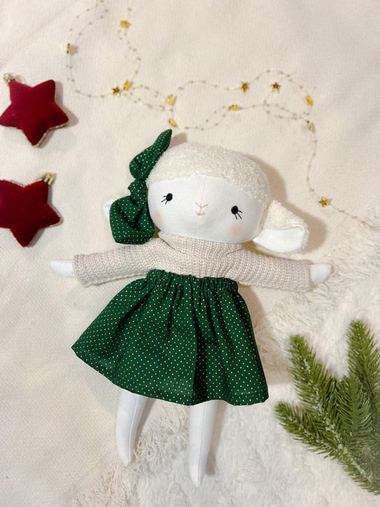 Bárány lány masnival