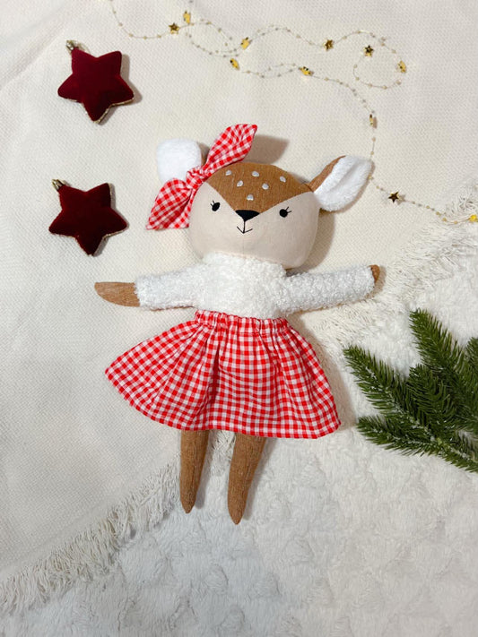 Őzike lány puha fülecskékkel