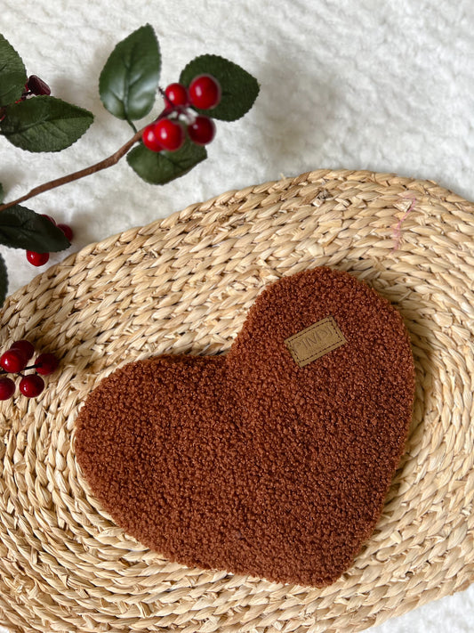 Sópárna - Szívecske - gesztenyebarna szín