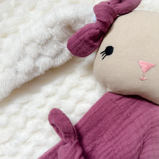 Szundikendő nyuszi - levendula