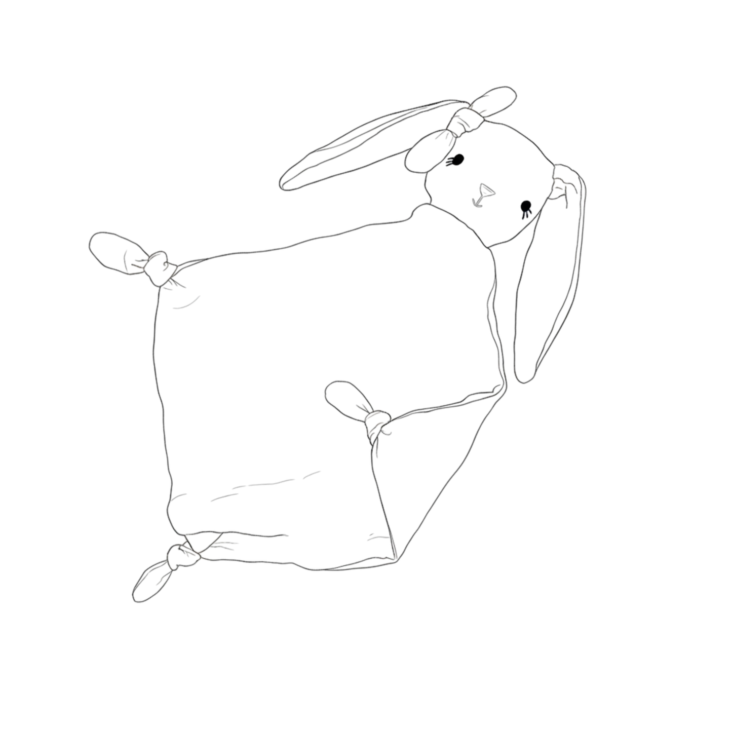 Személyre szabható nyuszis szundikendő