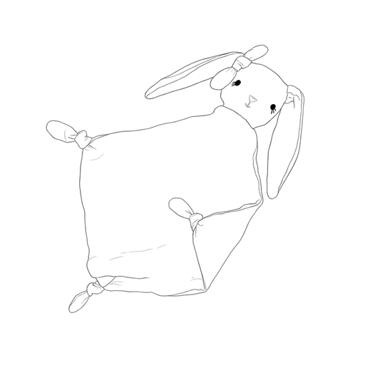 Személyre szabható nyuszis szundikendő