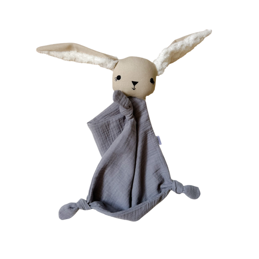 Szundikendő nyuszi - szürke