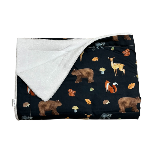 Őszi/téli babatakaró - kék