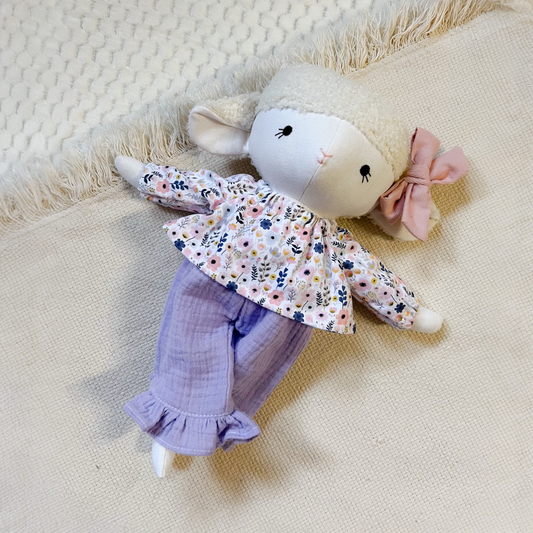 Bárány lány masnival