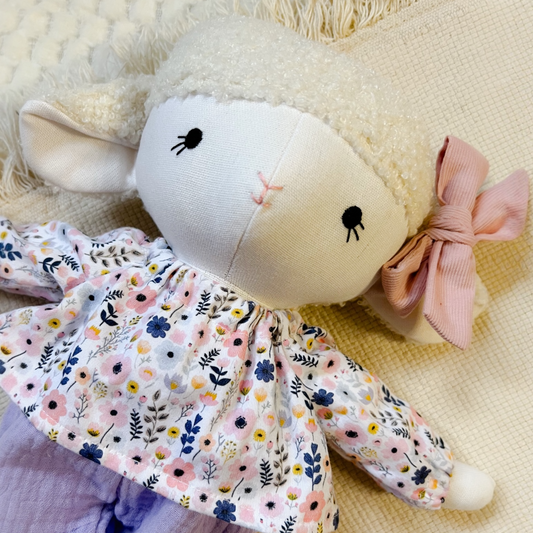 Bárány lány masnival