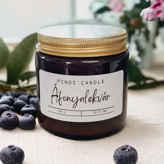 Áfonyalekvár - szójagyertya