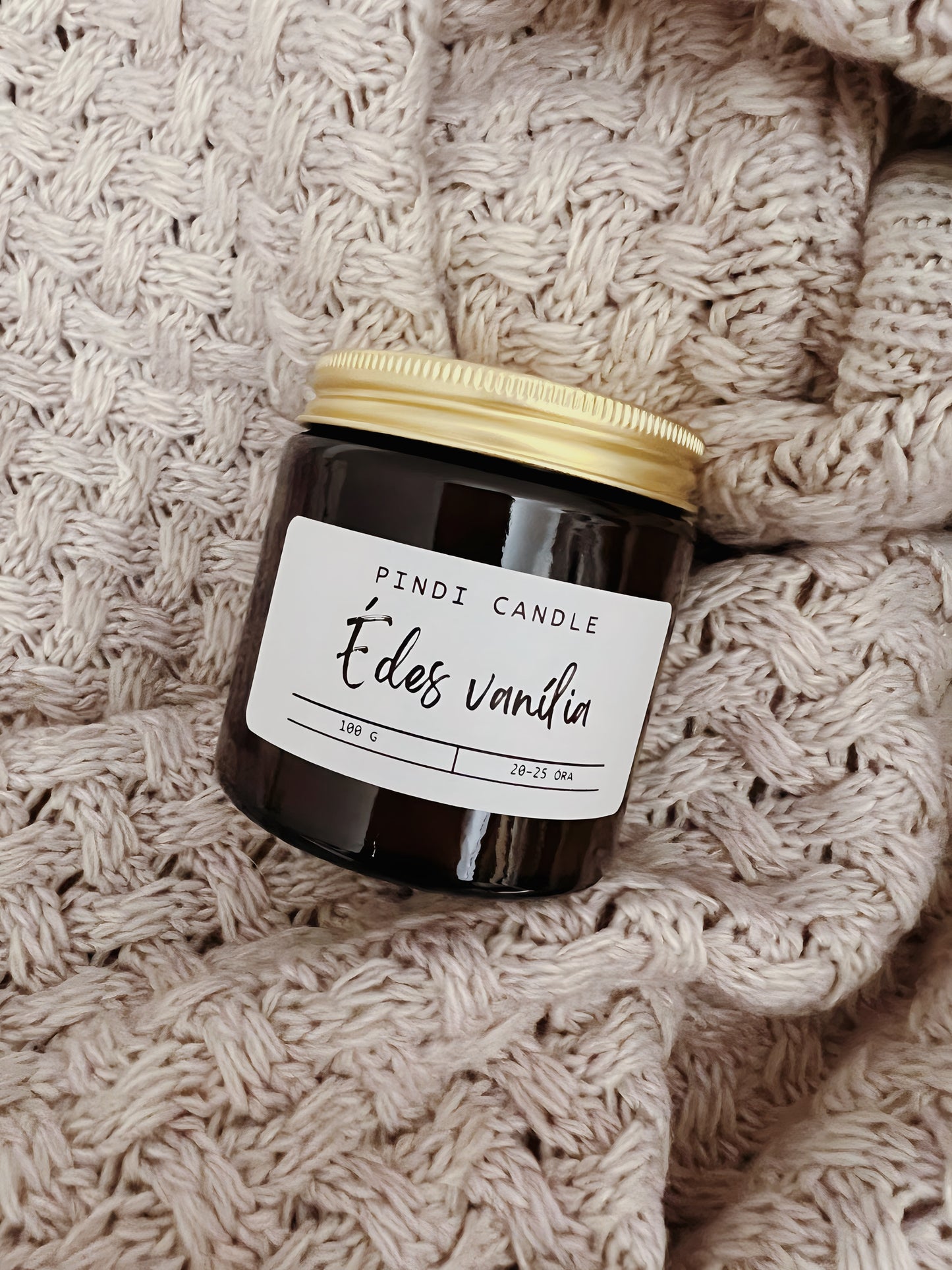 Édes vanília - szójagyertya