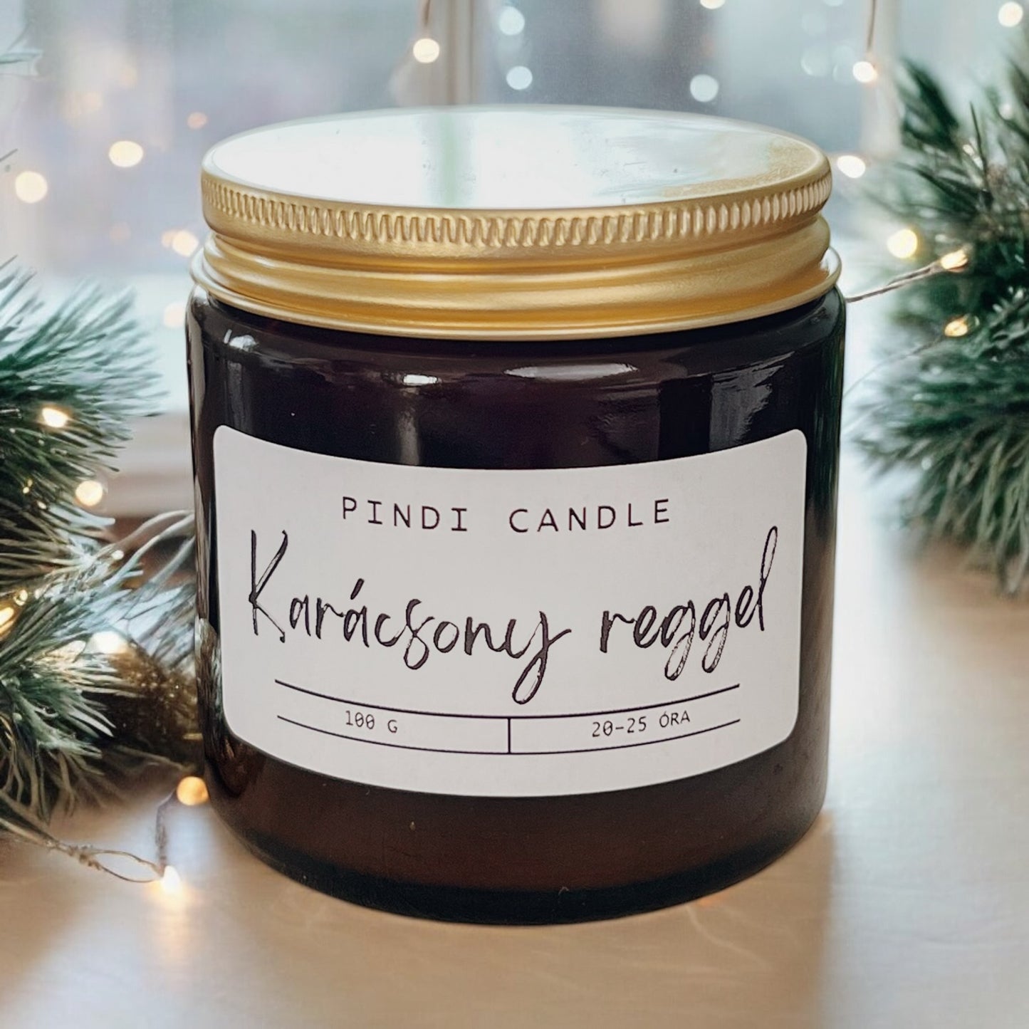 Karácsony reggel - szójagyertya