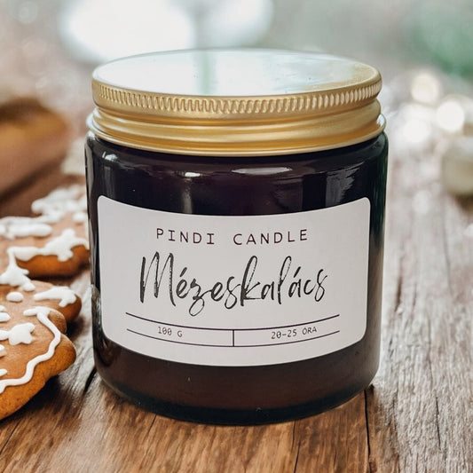 Mézeskalács - szójagyertya