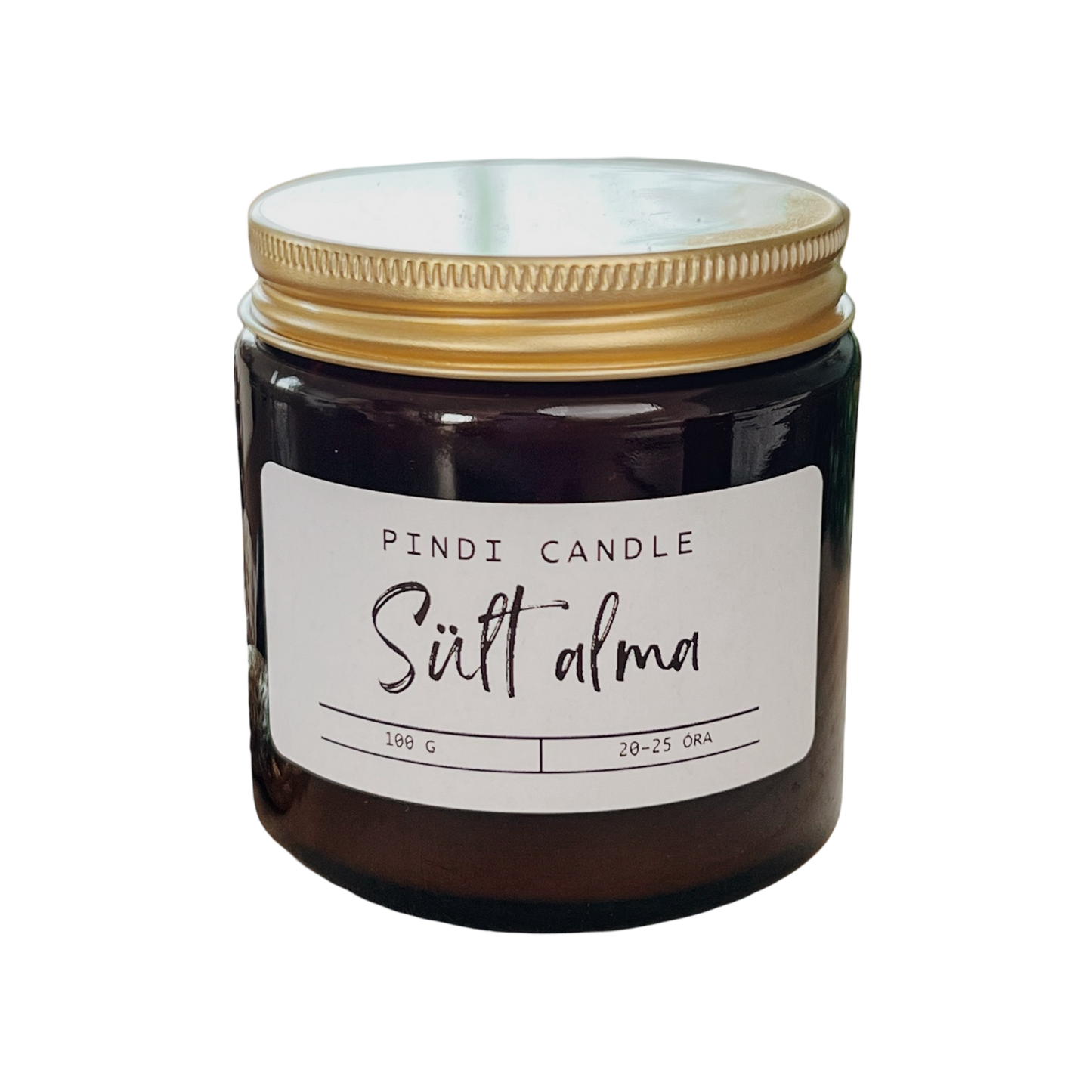 Sült alma - szójagyertya