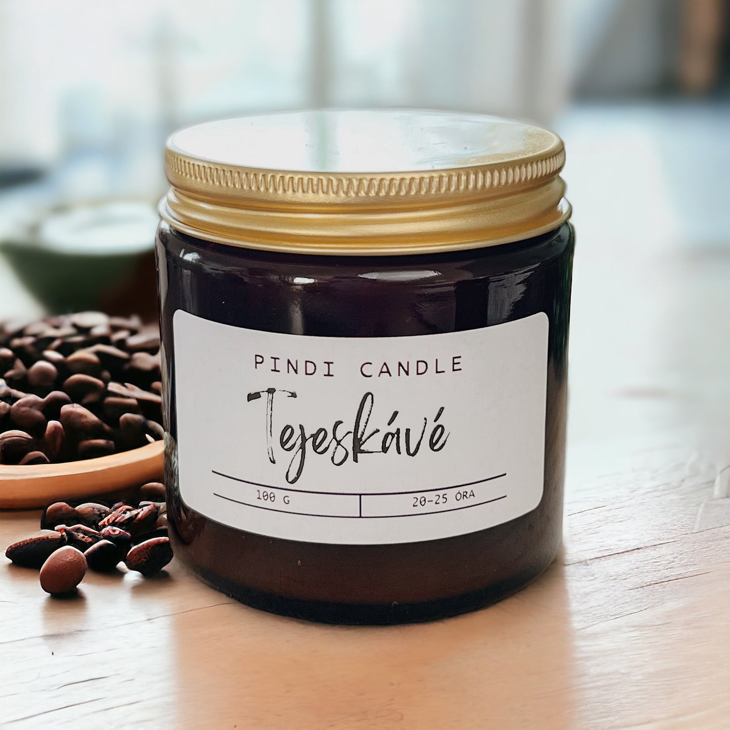 Tejeskávé- szójagyertya