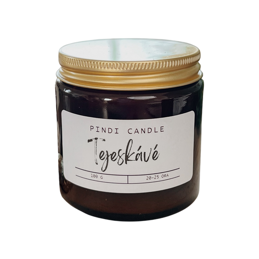 Tejeskávé- szójagyertya